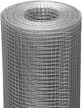 Hardware Cloth 1/2 inch Chicken Wire Fencing 48 x 100 Ft 19-Gauge | Hot-dip Galvanized After Welding Chicken Wire Mesh Roll Rat Wire Gopher Mesh Garden Fencing