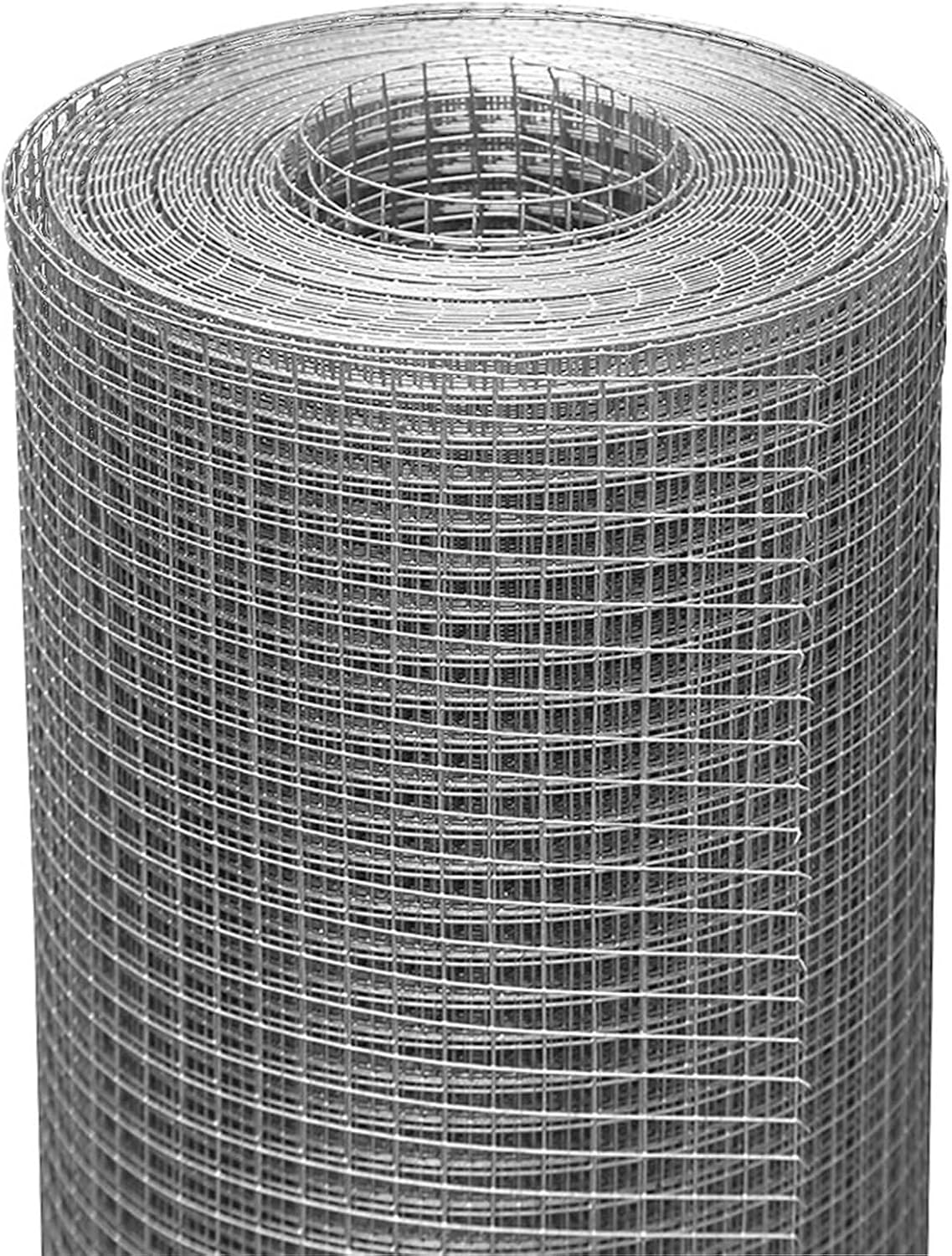 Hardware Cloth 1/2 inch Chicken Wire Fencing 48 x 100 Ft 19-Gauge | Hot-dip Galvanized After Welding Chicken Wire Mesh Roll Rat Wire Gopher Mesh Garden Fencing