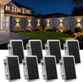 solar fence lights outdoor, up down glow solar, main product view