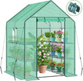 ohuhu greenhouse for outdoors with screen windows, 57, main product view
