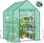 ohuhu greenhouse for outdoors with screen windows, 57, main product view
