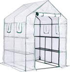 garden elements personal plastic indoor/outdoor standing greenhouse for, main product view
