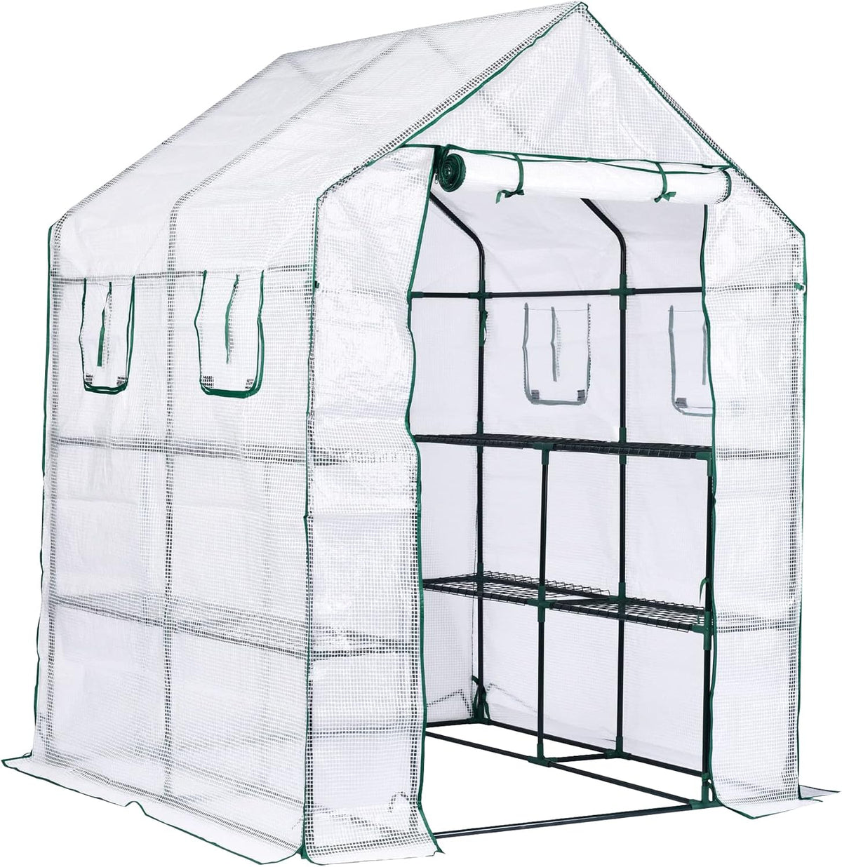 garden elements personal plastic indoor/outdoor standing greenhouse for, main product view