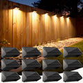 solar fence lights outdoor, 12 pack fence lights, main product view