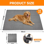 12 * 12 * 0.51inch dog kennel flooring shown in use