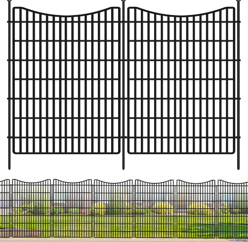 10 panels no dig outdoor garden fence for, main product view