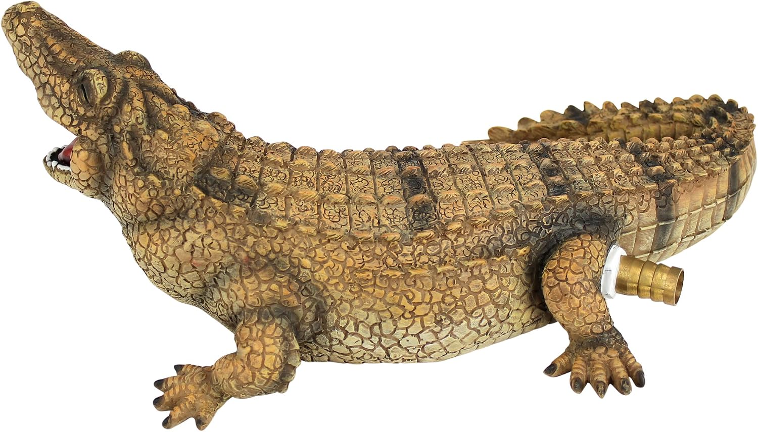 Design Toscano Striker The Alligator Spitter Piped Statue