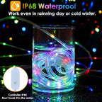 49Ft LED Rope Lights for Outside, 18 Colors Changing Outdoor Fairy String Lights with Remotes, Waterproof 150 LEDs Colored Rope Lighting Plug in for Bedroom Patio Party Halloween Christmas