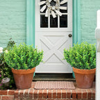 AGIRL 24 Bundles Fake Plants Greenery Stems,Artificial Plants for Outdoor,No Fade Faux Plastic Plants for Hanging Indoor,St Patricks Day Decoration Garden Porch Window Box Home Wedding Farmhouse