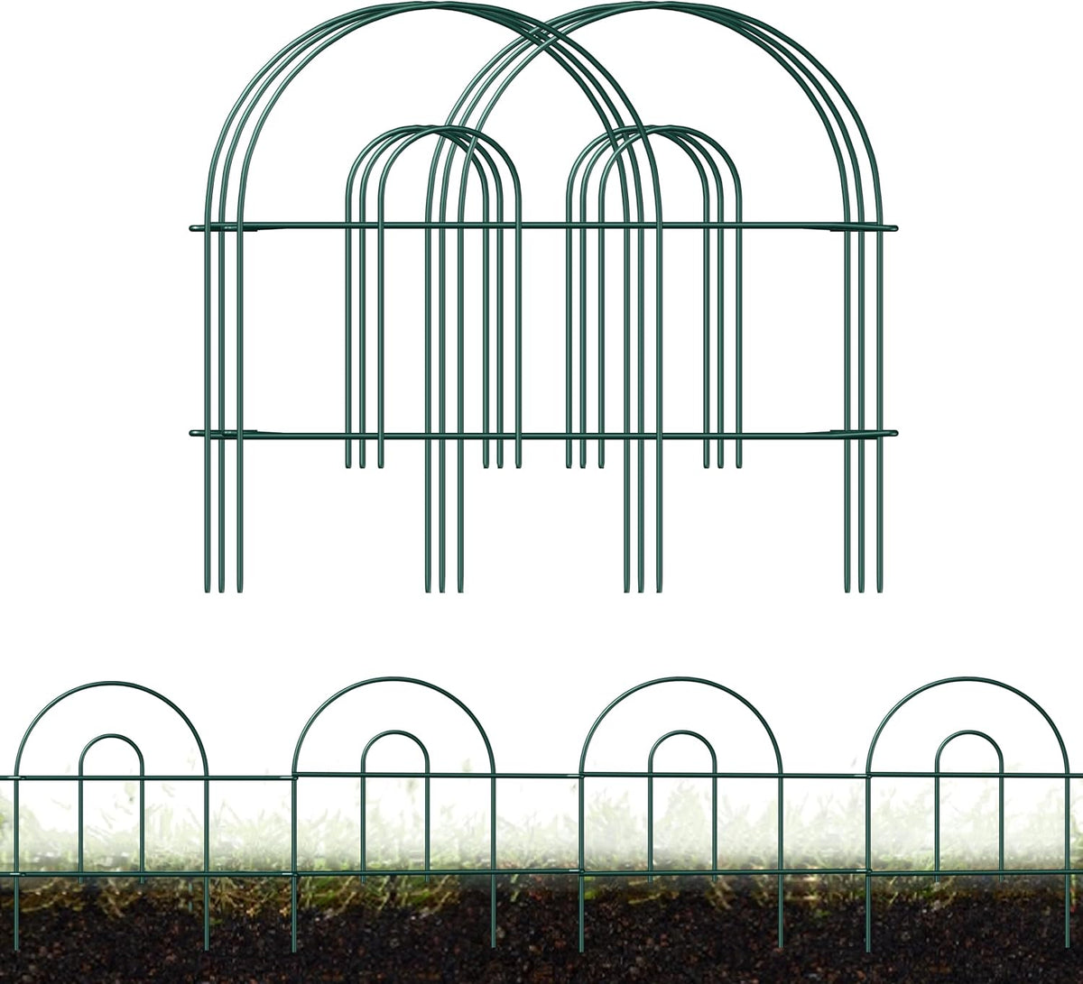 green garden fencing 18inx50ft decorative border wire edging, main product view