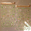 suncalla 2 pcs crystal suncatchers window hanging green, main product view