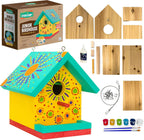 jr bird house kit, diy cedar wood birdhouse, main product view