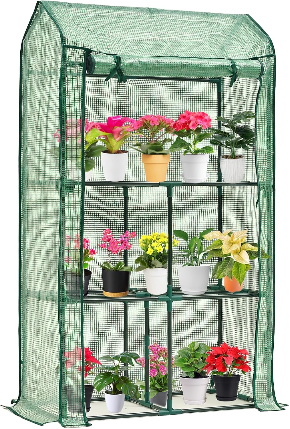 purlyu mini greenhouse for indoor outdoor, small plastic, main product view