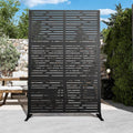 modern shade 4x6 ft metal privacy screen with, main product view