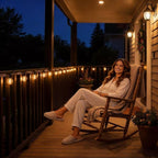 RTTY Dense-Glow Outdoor String Lights 50ft, G40 Led Patio Globe Lights with 26pcs Plastic Bulbs, Shatterproof Waterproof Connectable Hanging for Porch Cafe Bistro Backyard Gazebo Balcony Deck Party