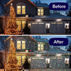 Star Shower Ultra 9 Outdoor Laser Light Show with Remote, AS SEEN ON TV, New 9 Unique Patterns, Showers Home w/Thousands of Lights, 3 Color Combinations, Motion or Still, Up to 3200 Sq Ft