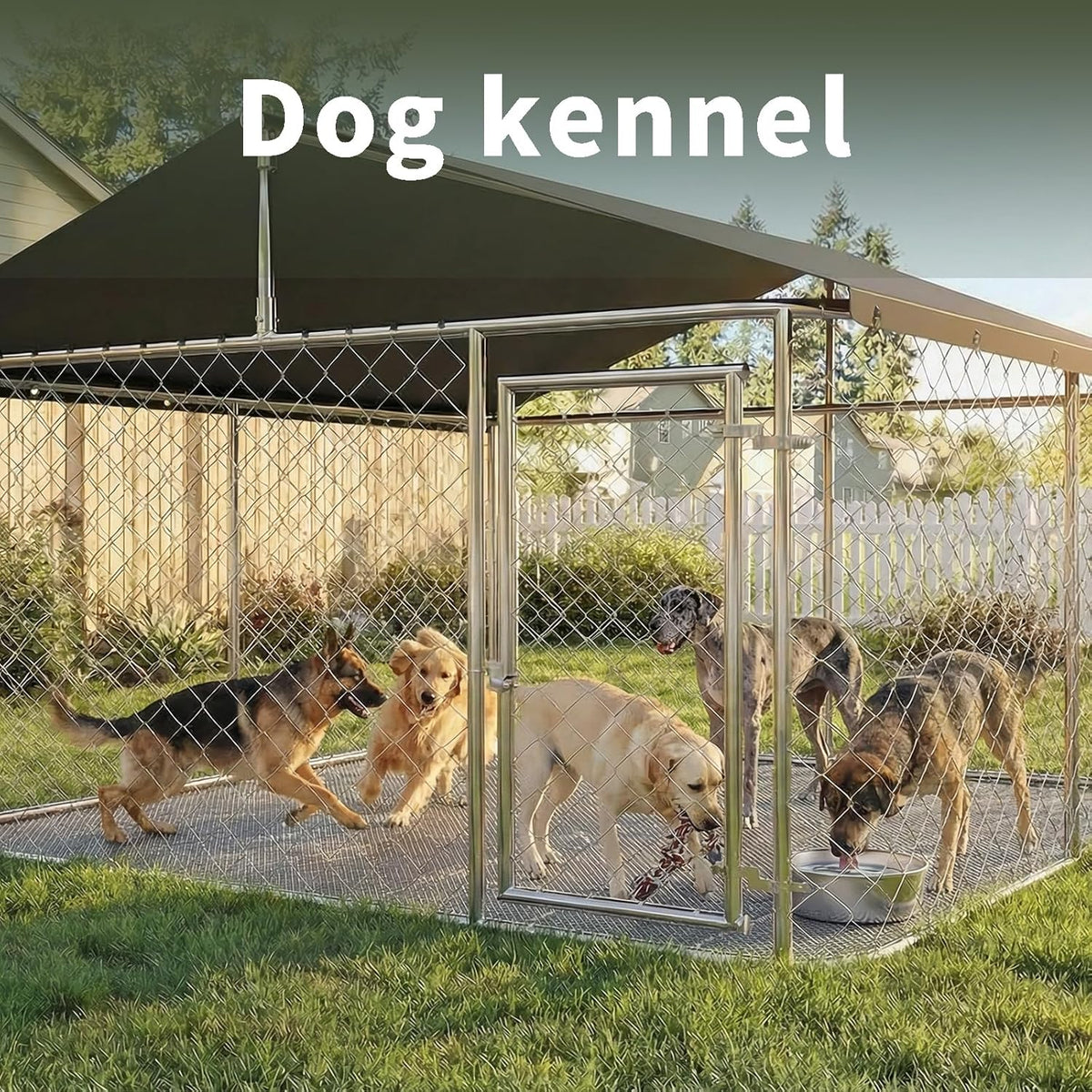 fast-drying outdoor decking for garden, kennel, storage shed, close-up detail