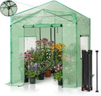 crown shades 8x6 walk-in pop-up greenhouse for outdoors, main product view