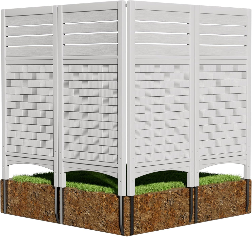 mrosaa outdoor fence privacy panels,resin privacy fence panels, main product view