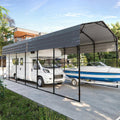 erommy 14x30x13 ft rv metal carport, heavy duty, main product view