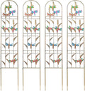 aboxoo 4-pack dragonfly metal garden trellis for climbing, main product view