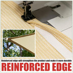 Royal Shade 16' x 20' White Rectangle Sun Shade Sail Canopy Outdoor Patio Fabric Screen Awning RTAPR1620 - UPF50+ 95% UV Blockage, Heavy Duty, Water & Air Permeable (We Make Custom Size)