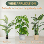 Telescoping Plant Stakes,5Pcs 17.9In to 42.3In Adjustable Monstera Plant Support Orchid Sticks with Clips, Plant Sticks Support Tall for Monstera,Orchids,Tomatoes,Vines & Indoor Outdoor Plants