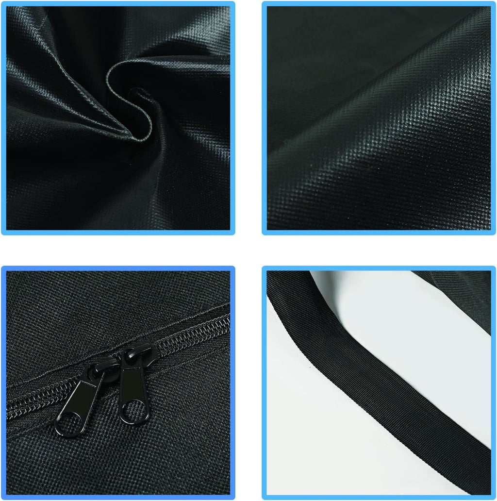 Oversized Hammock Storage Bag Heavy Duty Hammock Cover - 62''L x 10''W - Portable Steel Hammock Stand Carrying Bag with Strap Carry Holder - Durable and Waterproof, Black