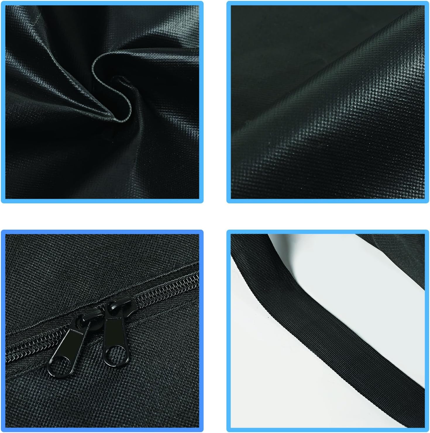 Oversized Hammock Storage Bag Heavy Duty Hammock Cover - 62''L x 10''W - Portable Steel Hammock Stand Carrying Bag with Strap Carry Holder - Durable and Waterproof, Black