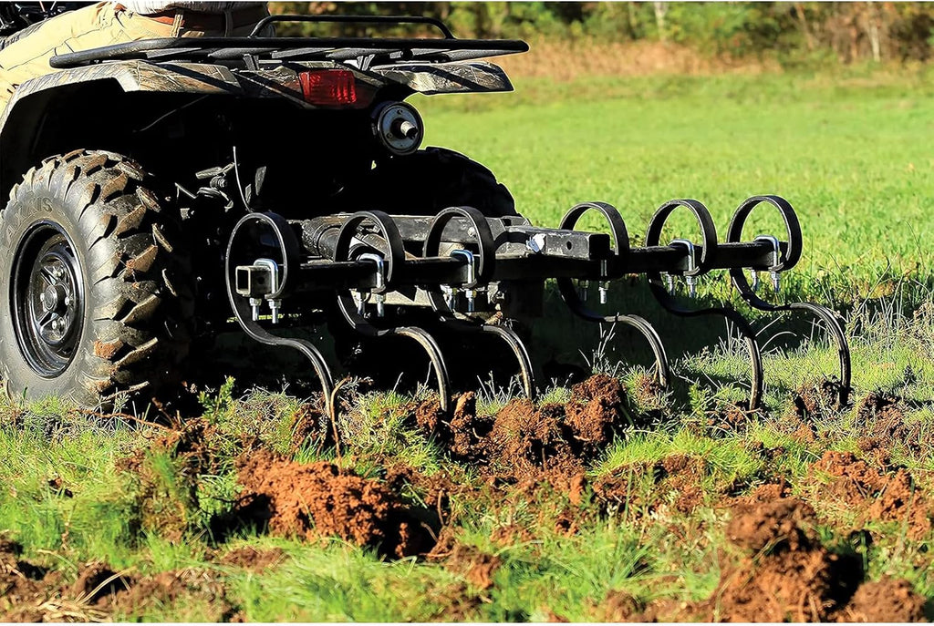 black boar atv utv s-tine cultivator implement, 6, close-up detail