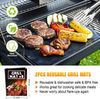 cifaisi 38pcs bbq tools grilling accessories set with, package contents