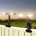 boruit clip on solar lights outdoor, solar fence, main product view