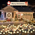 ALSO GO Solar Lights Outdoor, 6 Pack 48 LEDs Firefly Lights, Waterproof Solar Garden Light for Yard Patio Pathway Outdoor Decoration, Gardening Gifts for Women Christmas Decor