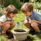 Bee Bath for Garden Ceramic Weather Resistant | Bee Feeder Cups for Yard Outside Home Patio Porch Deck Balcony Backyard Outdoor