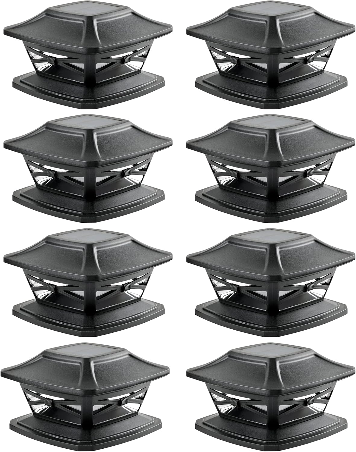 davinci lighting flexfit solar outdoor post cap lights, main product view