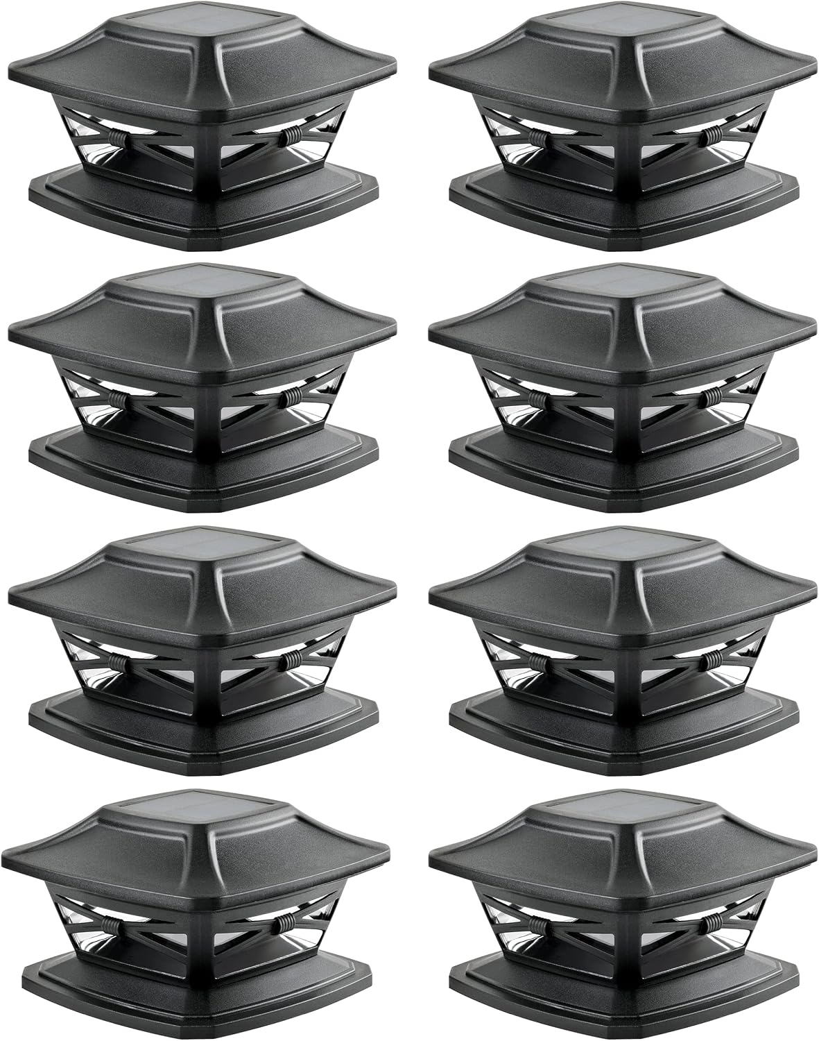 davinci lighting flexfit solar outdoor post cap lights, main product view