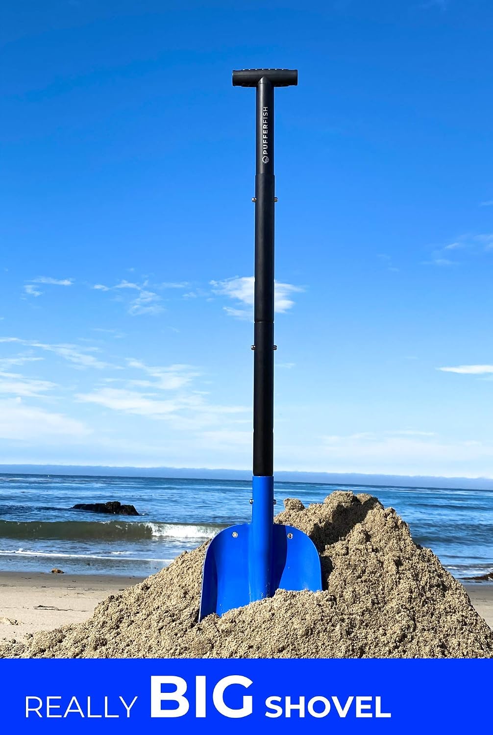 pufferfish sand castle kit - pro-quality tools for, front angle view