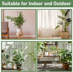 32in Large Indoor Plant Trellis for Climbing Plants, Expandable Metal Garden Trellis for Potted Plants, Tall Plant Supports for Ivy Pothos Hoya Monstera, 4p