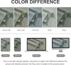 RYB HOME Outdoor Curtains for Patio Waterproof Block Sunlight Thermal Insulated Privacy Assured Thick Outside Curtains for Pergola, Cabana, Gazebo, W52 x L72, Sea Green, 1 Panel