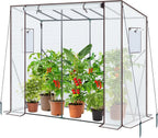 ohuhu tomato greenhouse for outdoors: portable lean to, main product view