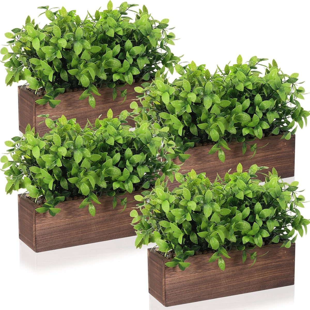 lyrow 4 pack 11.4 '' artificial eucalyptus plants, main product view