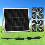 5.5" solar chicken coop fan 2 kit, 20w, main product view