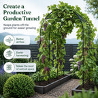 follook garden arch trellis for climbing plants outdoor, package contents