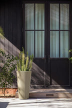 Veradek Demi Series Tall Planter for Porch, Patio, Backyard | Durable Plastic-Concrete Material | Modern Décor for Tall Plants, Grasses