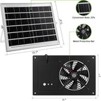 ropelux solar exhaust fans with 24/7 operation and, package contents