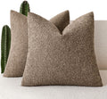 foindtower decorative textured boucle throw pillow covers 26x26, main product view