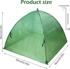 plant tent outdoor winter shrub cover green frost shown in use