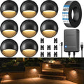 sunvie 8-pack low voltage deck lights kit with, main product view