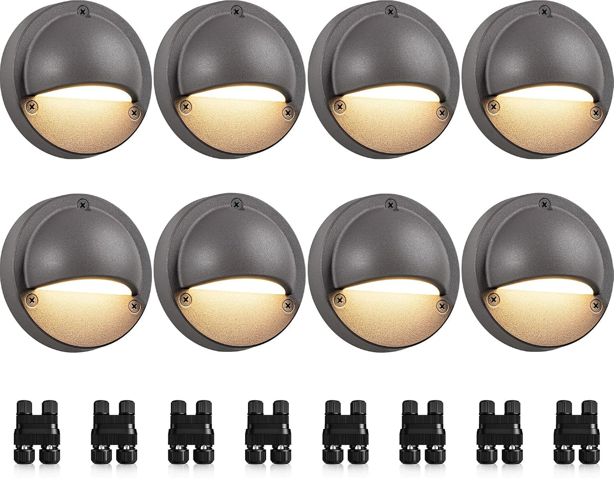 sunvie 5w 4in low voltage deck lights led, main product view