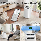 zafro smart portable air conditioner, 12000 btu (8000, package contents
